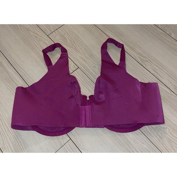 Cacique Lane Bryant Unlined Bra Underwire Womens 40DD Purple - Picture 4 of 6